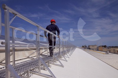 Roof Guardrail and Walkway Systems